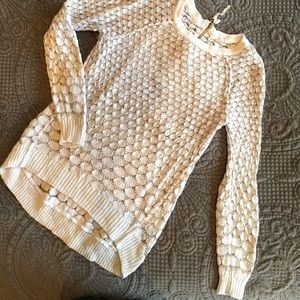 Crochet style sweater